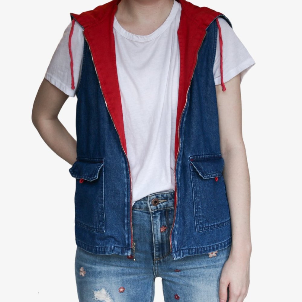 Vintage | Rebecca Malone Denim Hooded Vest